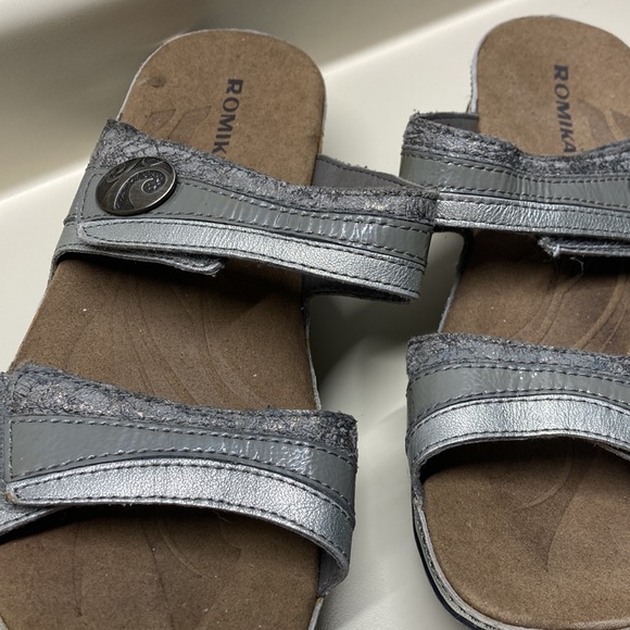 Romika Silver Sandals Size 38 - Picture 4 of 6